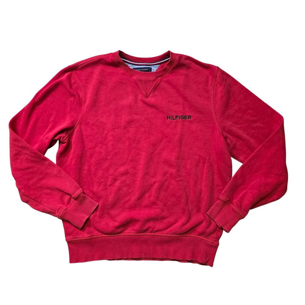 Tommy Hilfiger Red Crewneck Sweatshirt